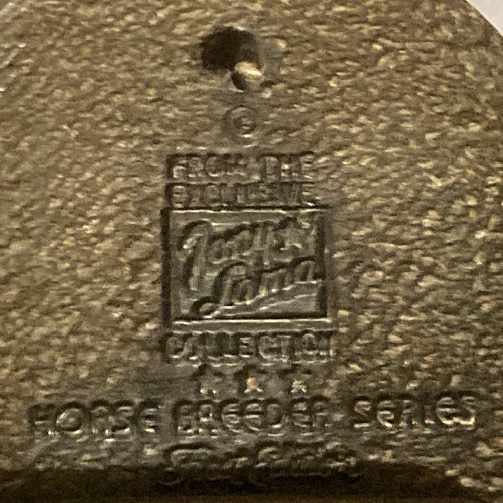 Tony Lama solid brass horse breeder edition belt buckle. Very nice quality - Picture 3 of 6